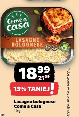 Lasagne bolognese promocja w Netto