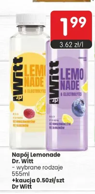 Napój Lemonade Dr. Witt borówkowy promocja w Market Point