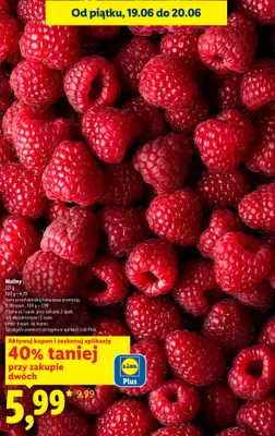 Maliny promocja w Lidl