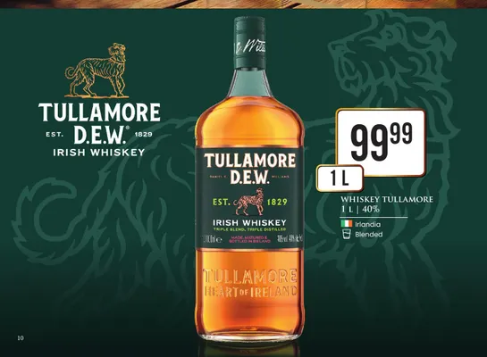 Whiskey Tullamore D.E.W. promocja w Dino