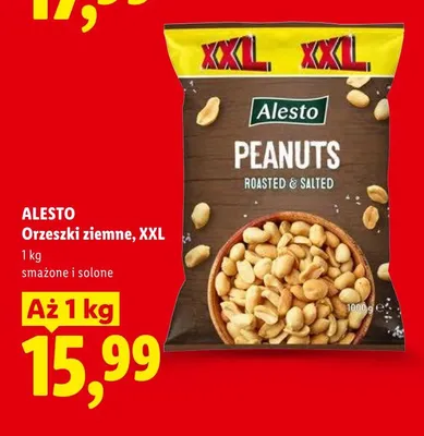 Orzeszki ziemne Alesto XXL promocja w Lidl