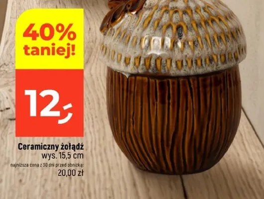 Ceramiczny żołądź promocja w Dealz