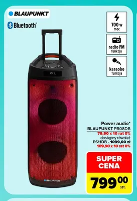 Power audio PB08DB Blaupunkt promocja w Carrefour