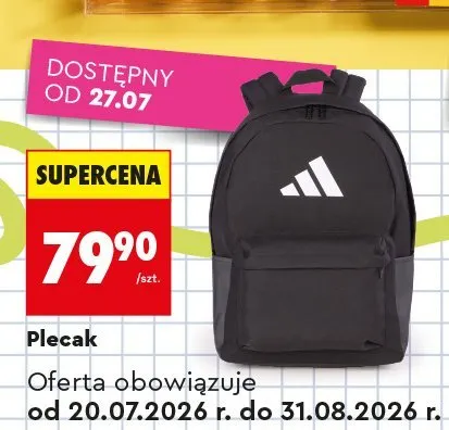 Plecak Adidas promocja w Biedronka