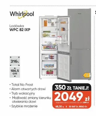 Lodówka Whirlpool WPC 82 IXP promocja w Max Elektro