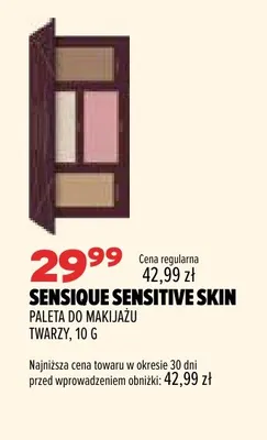 Paleta do makijażu twarzy Sensique Sensitive Skin promocja w Drogerie Natura