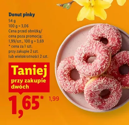Donut pinky promocja w Lidl