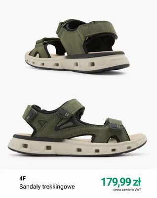 Sandały trekkingowe 4F promocja w Deichmann