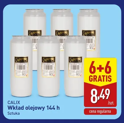 Wkład olejowy 144 h Calix promocja w Aldi