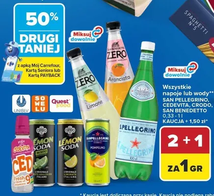 Napój Cedevita promocja w Carrefour Market