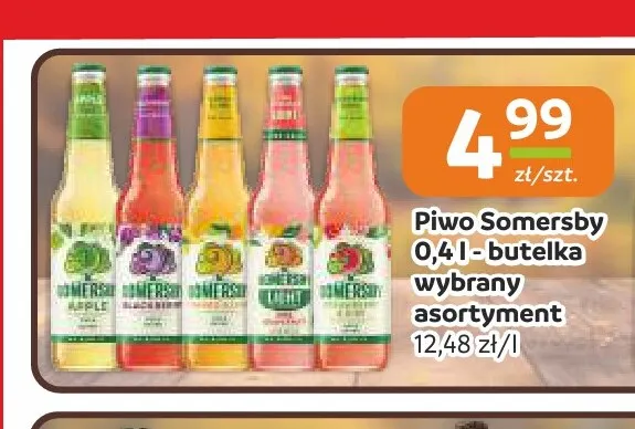 Piwo Somersby promocja w Społem Częstochowa