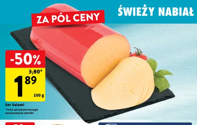 Ser salami promocja w Intermarche
