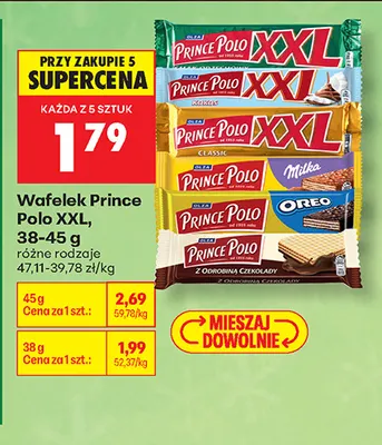 Wafelek Prince Polo XXL orzechowy promocja w Biedronka
