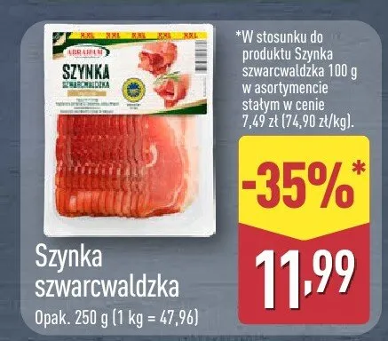 Szynka szwarcwaldzka promocja w Aldi
