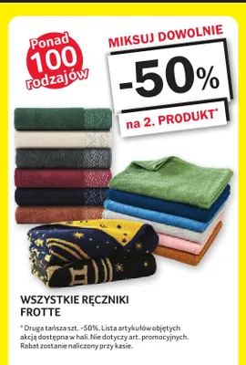 Ręczniki frotte promocja w Selgros