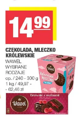 Czekolada Wawel promocja w SPAR