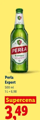Piwo Perła Export promocja w Lidl