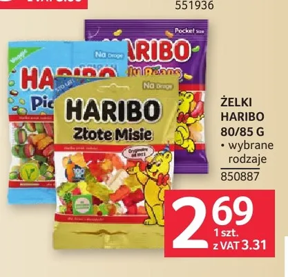 Żelki Haribo promocja w Selgros