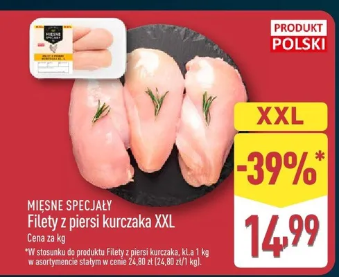 Filet z piersi kurczaka promocja w Aldi