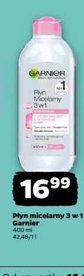 Płyn micelarny 3 w 1 Garnier Skin Naturals promocja w Netto