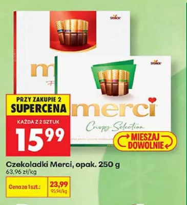 Czekoladki Merci Finest Selection promocja w Biedronka