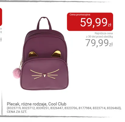 Plecak Cool Club promocja w Smyk