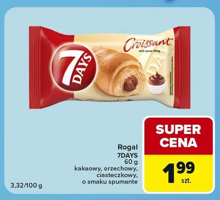 Rogal 7Days ciasteczkowy promocja w Carrefour Express