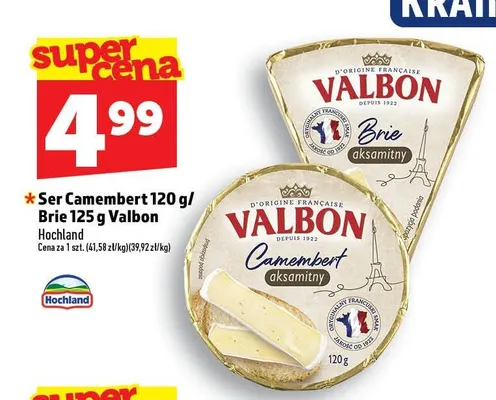 Ser Brie Valbon promocja w TOPAZ