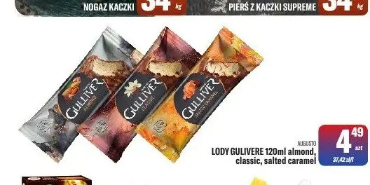 Lody Gulivere Almond promocja w Tomi Markt