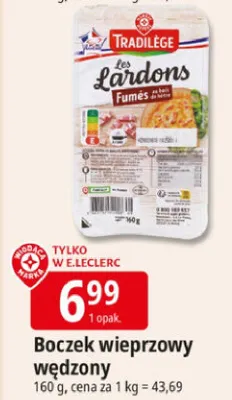 Boczek wieprzowy wędzony promocja w Leclerc