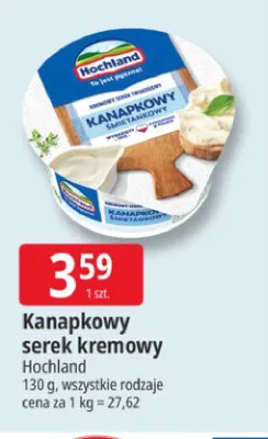 Kanapkowy serek kremowy Hochland promocja w Leclerc