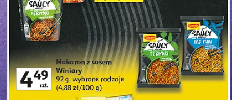 Makaron z sosem Winiary promocja w Auchan