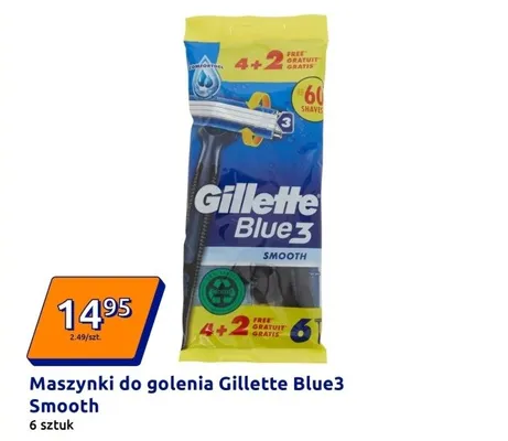 Maszynki do golenia Blue3 Smooth promocja w Action