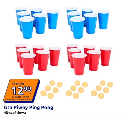 Gra Piwny Ping Pong 48-częściowa promocja w Action