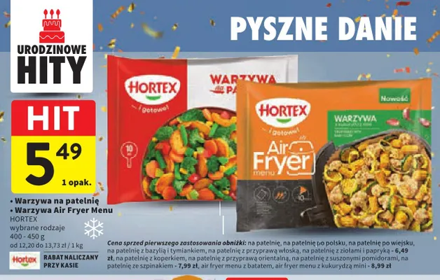 Warzywa na patelnię Hortex promocja w Intermarche