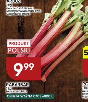 Rabarbar polski promocja w Chata Polska