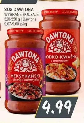 Sos słodko-kwaśny Dawtona promocja w Słoneczko