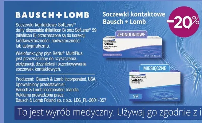Soczewki kontaktowe promocja w Super-Pharm