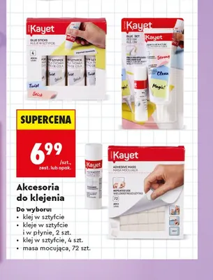 Klej w sztyfcie Kayet promocja w Biedronka