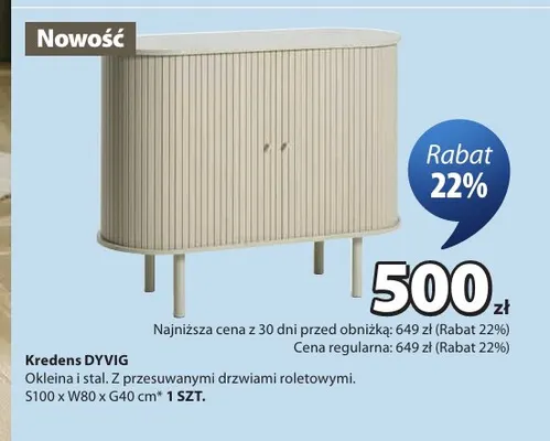 Kredens Dyvig promocja w Jysk