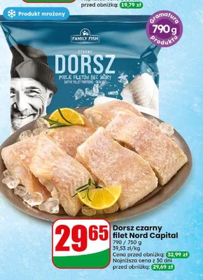 Dorsz czarny filet Nord Capital Family Fish promocja w Dino