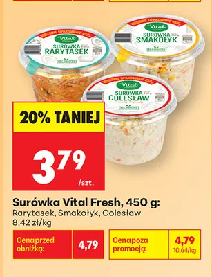 Surówka Rarytasek Vital Fresh promocja w Biedronka