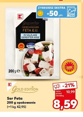 Ser Feta K-Classic Gold Edition promocja w Kaufland