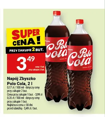 Napój Zbyszko Polo Cola promocja w Twój Market