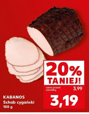 Schab cygański Kabanos promocja w Kaufland
