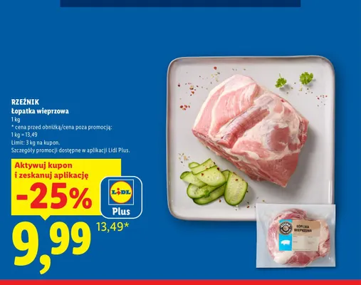 Łopatka wieprzowa Rzeźnik promocja w Lidl