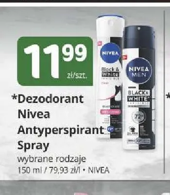 Dezodorant Nivea antyperspirant spray promocja w Marketvita