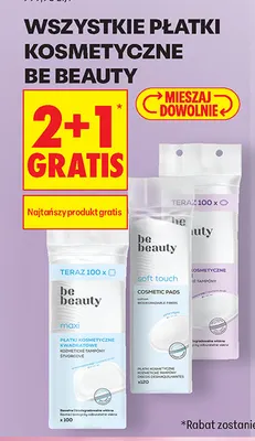 Płatki kosmetyczne Be Beauty promocja w Biedronka