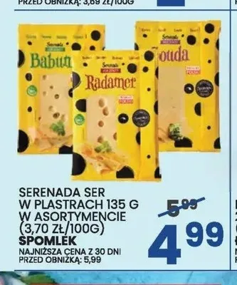 Ser w plastrach Serenada Spomlek promocja w Wafelek