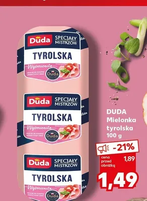 Mielonka tyrolska Duda promocja w Kaufland